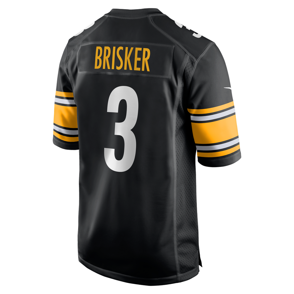 Pittsburgh Steelers Jaquan Brisker Nike Team Game Jersey - Black