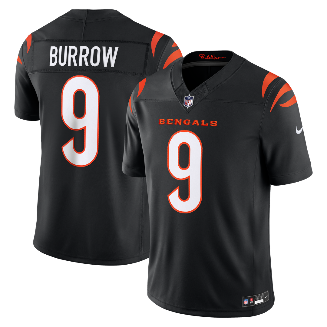 Cincinnati Bengals Joe Burrow Nike Vapor F.U.S.E. Stitched Limited Jersey - White