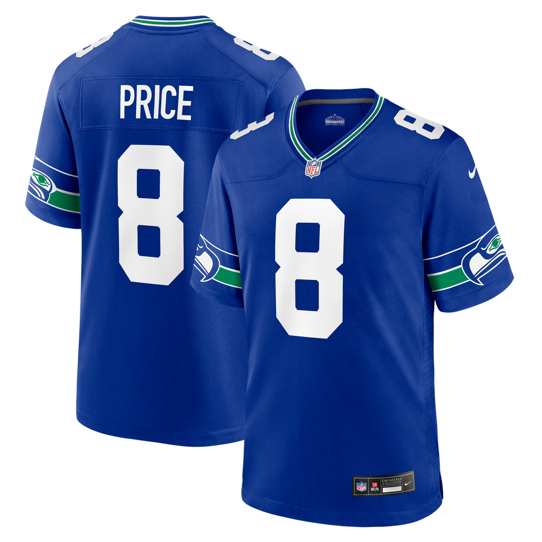 Seattle Seahawks Jadarian Price Nike Alternate Game Jersey - Royal