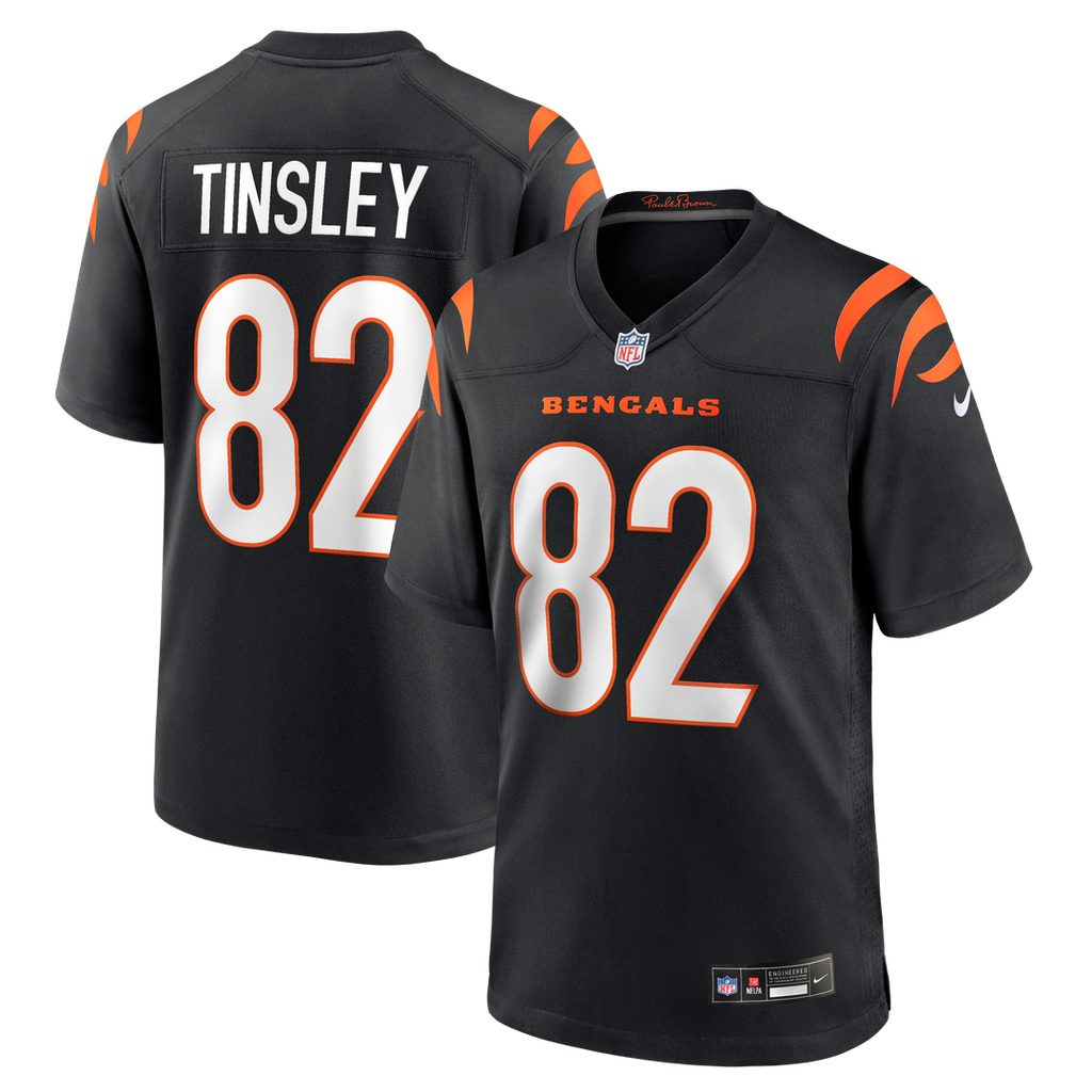 Cincinnati Bengals Mitchell Tinsley Nike Team Game Jersey - Black