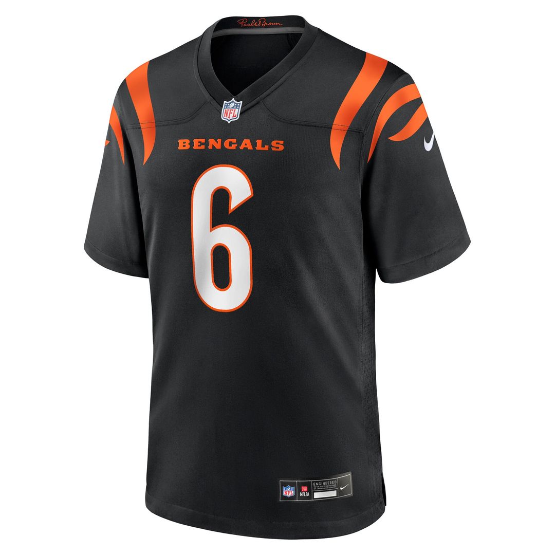 Cincinnati Bengals Bryan Cook Nike Team Game Jersey - Black