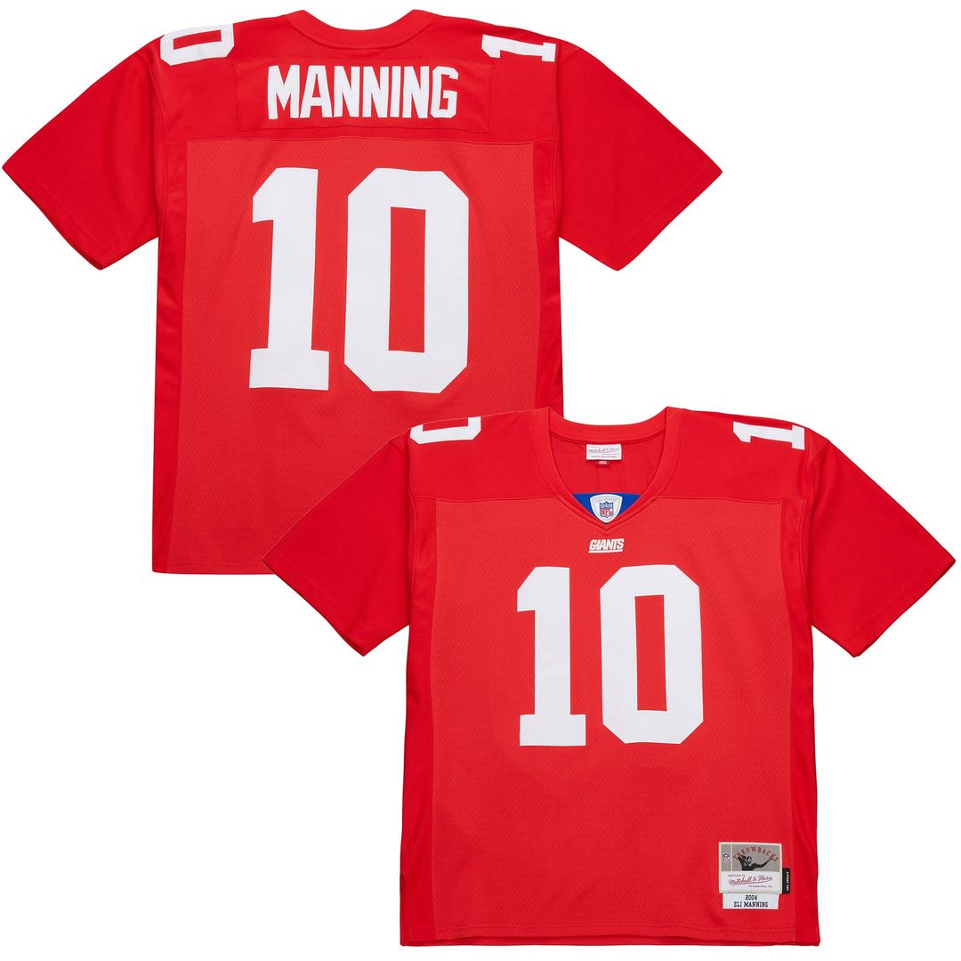 New York Giants Eli Manning Mitchell & Ness 2004 Legacy Replica Jersey - Red