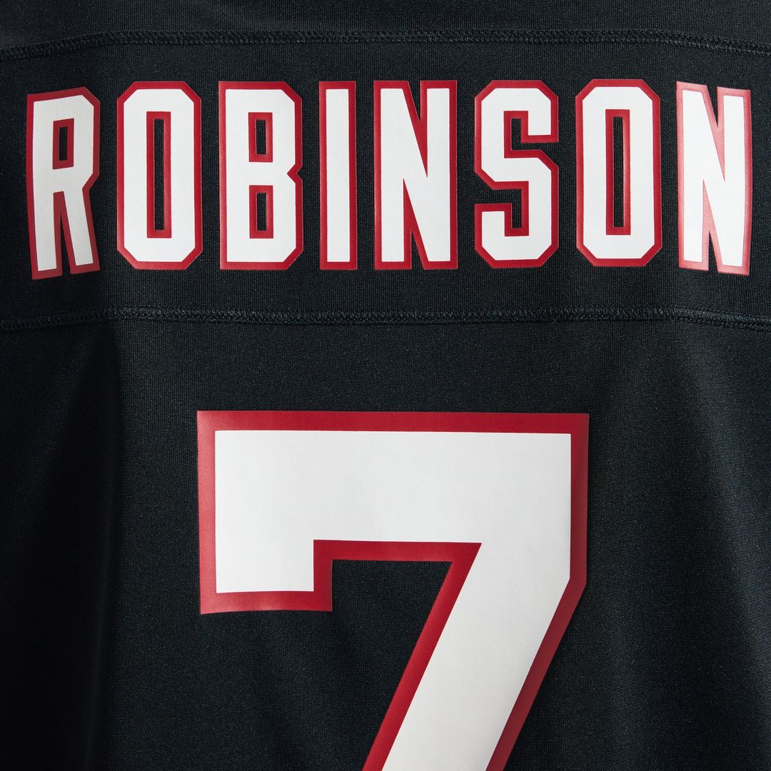 Atlanta Falcons Bijan Robinson Nike Throwback Game Jersey - Black