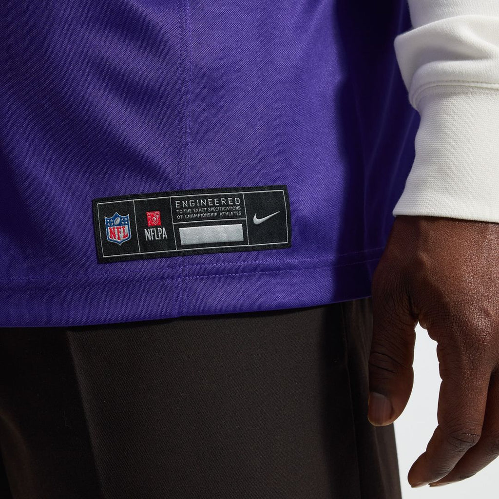 Minnesota Vikings Justin Jefferson Nike Alternate Vapor F.U.S.E. Stitched Limited Jersey - White