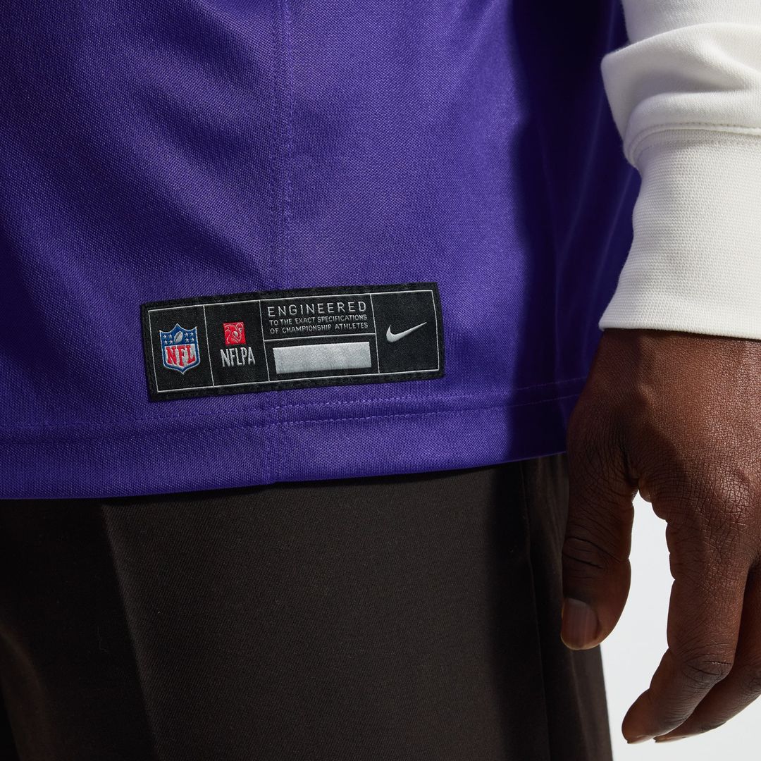 Minnesota Vikings Justin Jefferson Nike Alternate Vapor F.U.S.E. Stitched Limited Jersey - White