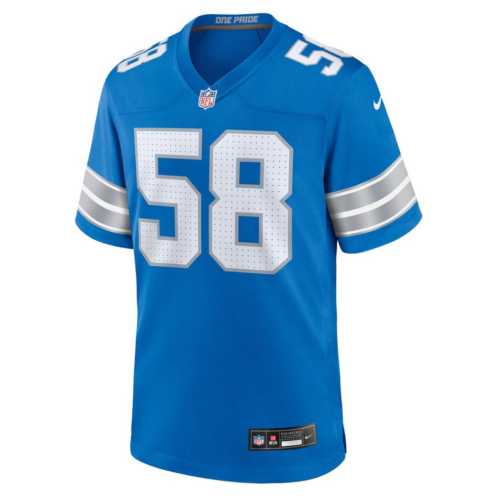 Detroit Lions Penei Sewell Nike Game Jersey - Blue