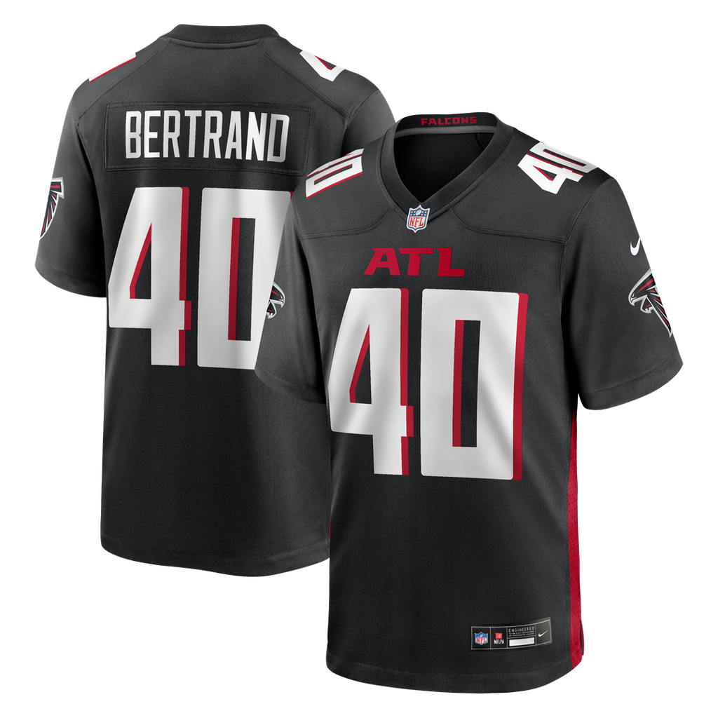 Atlanta Falcons JD Bertrand Nike Team Game Jersey - Black