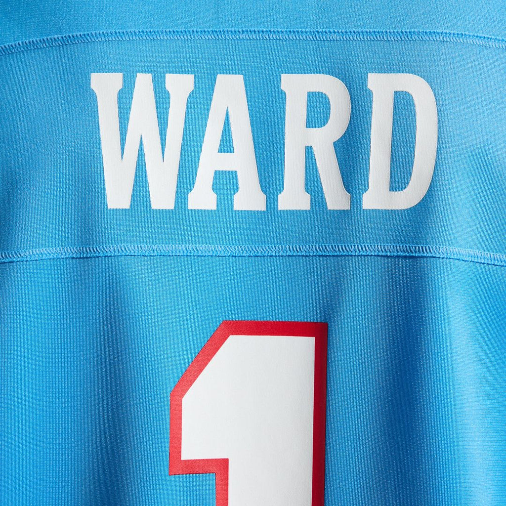 Tennessee Titans Cameron Ward Nike Game Jersey - Light Blue