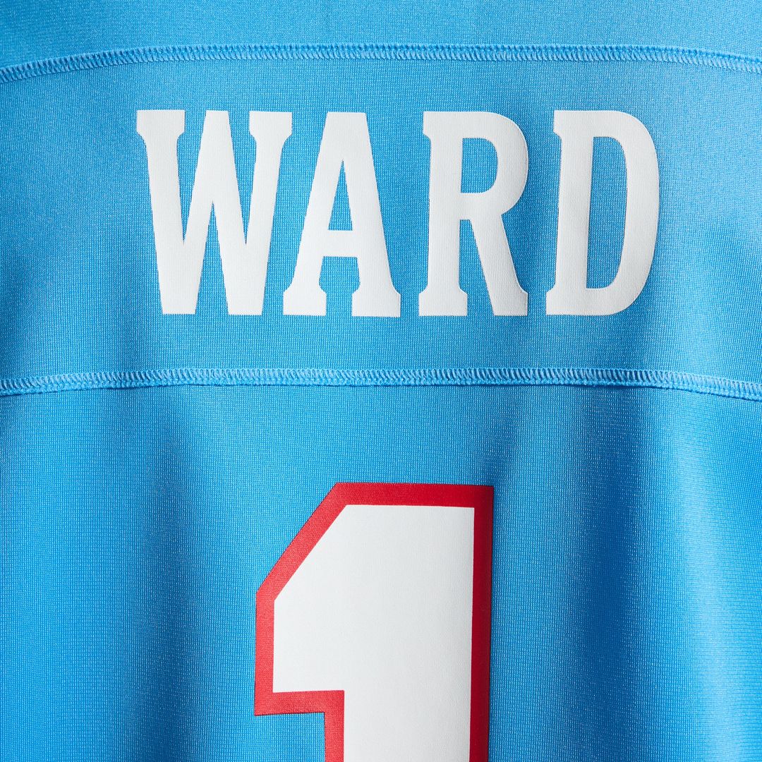 Tennessee Titans Cameron Ward Nike Game Jersey - Light Blue