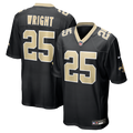New Orleans Saints Rejzohn Wright Nike Team Game Jersey - Black