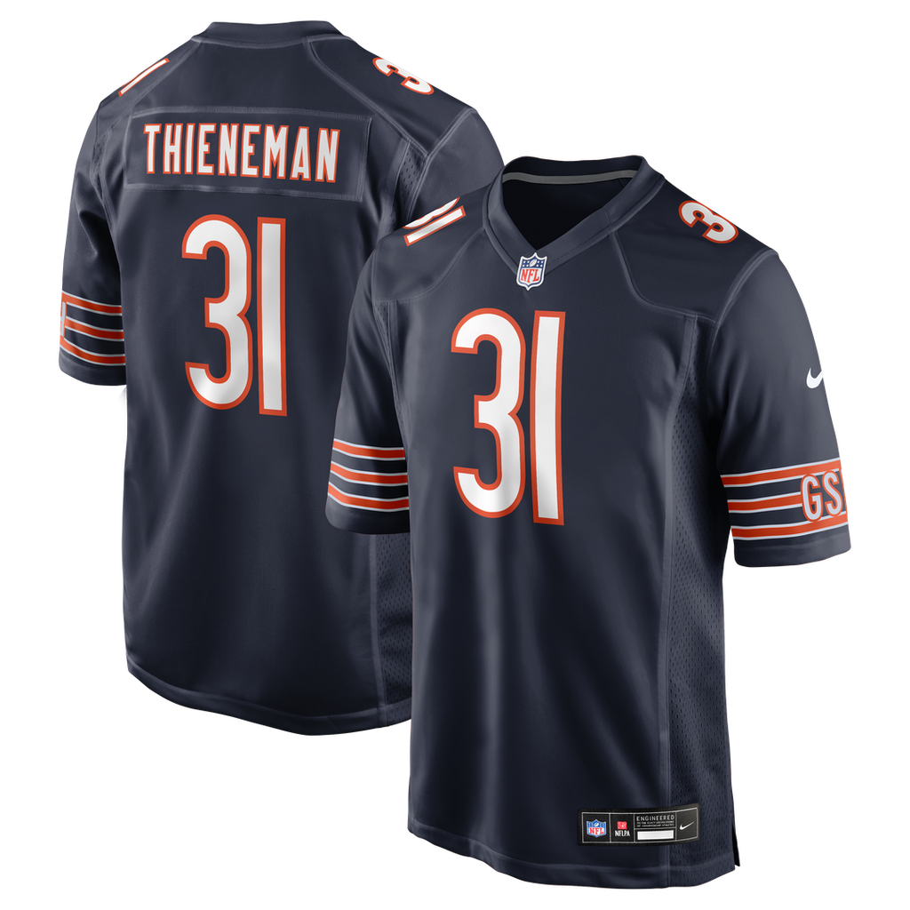 Chicago Bears Dillon Thieneman Nike Team Game Jersey - Navy