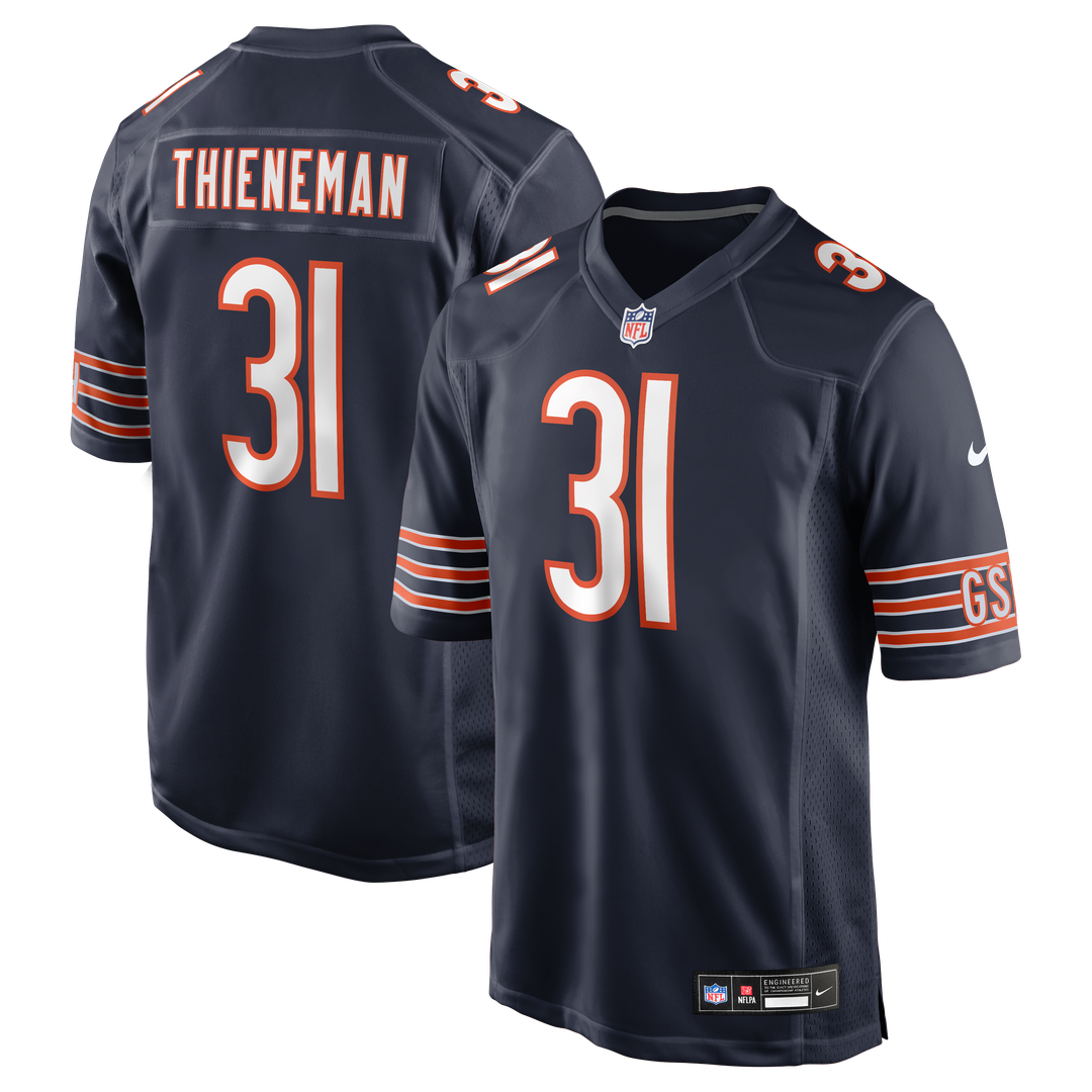 Chicago Bears Dillon Thieneman Nike Team Game Jersey - Navy