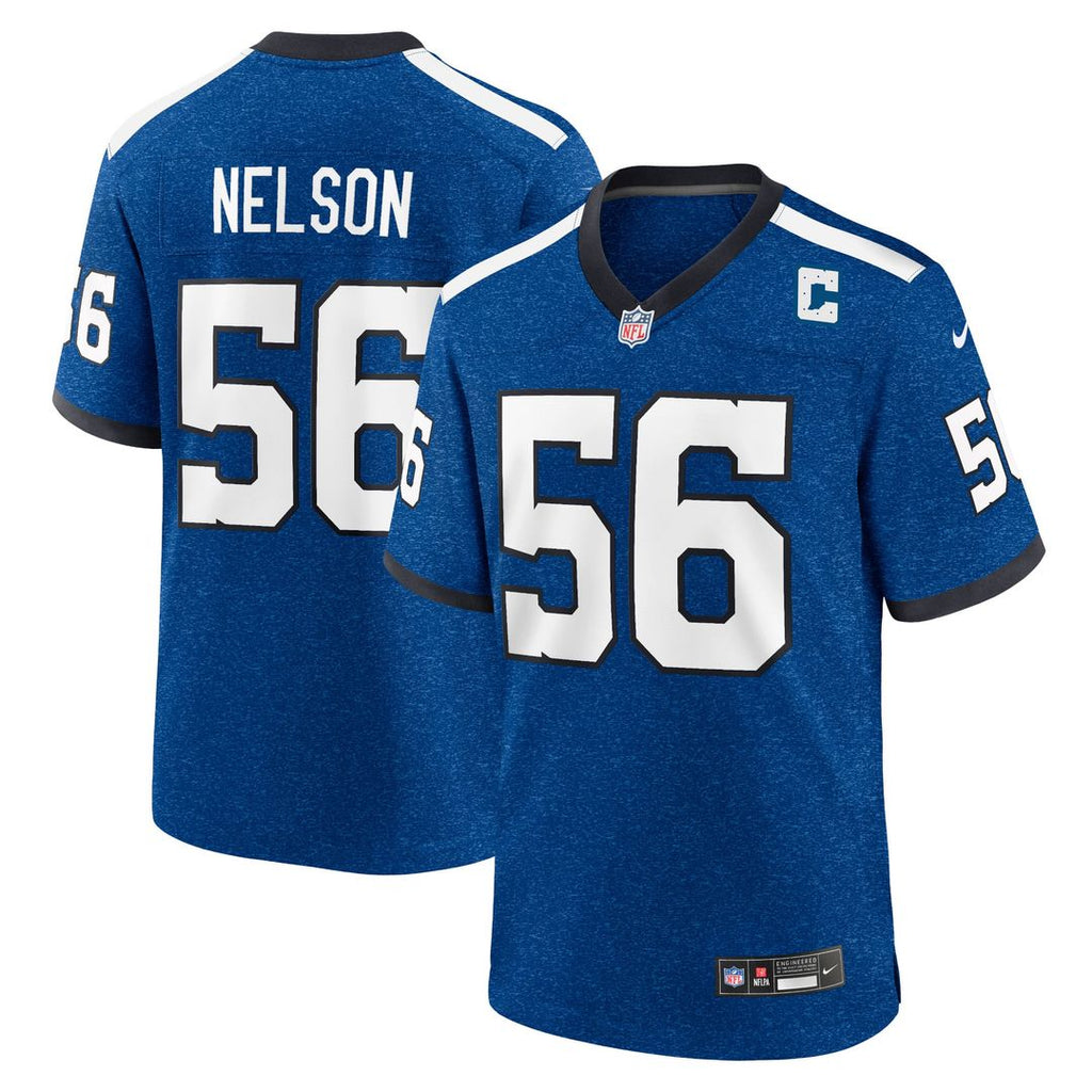 Indianapolis Colts Quenton Nelson Nike Indiana Nights Alternate Game Jersey - Royal