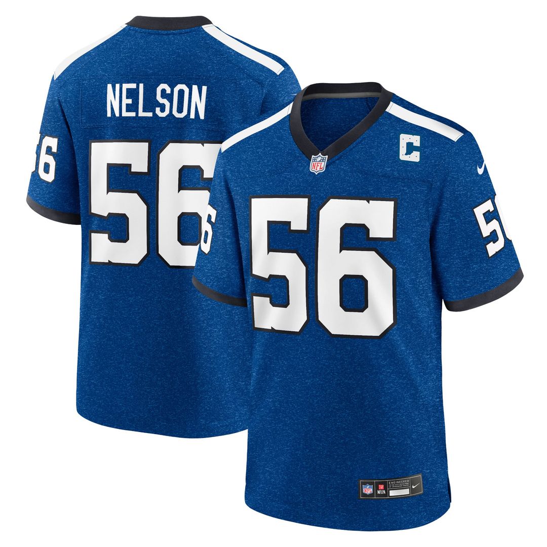 Indianapolis Colts Quenton Nelson Nike Indiana Nights Alternate Game Jersey - Royal