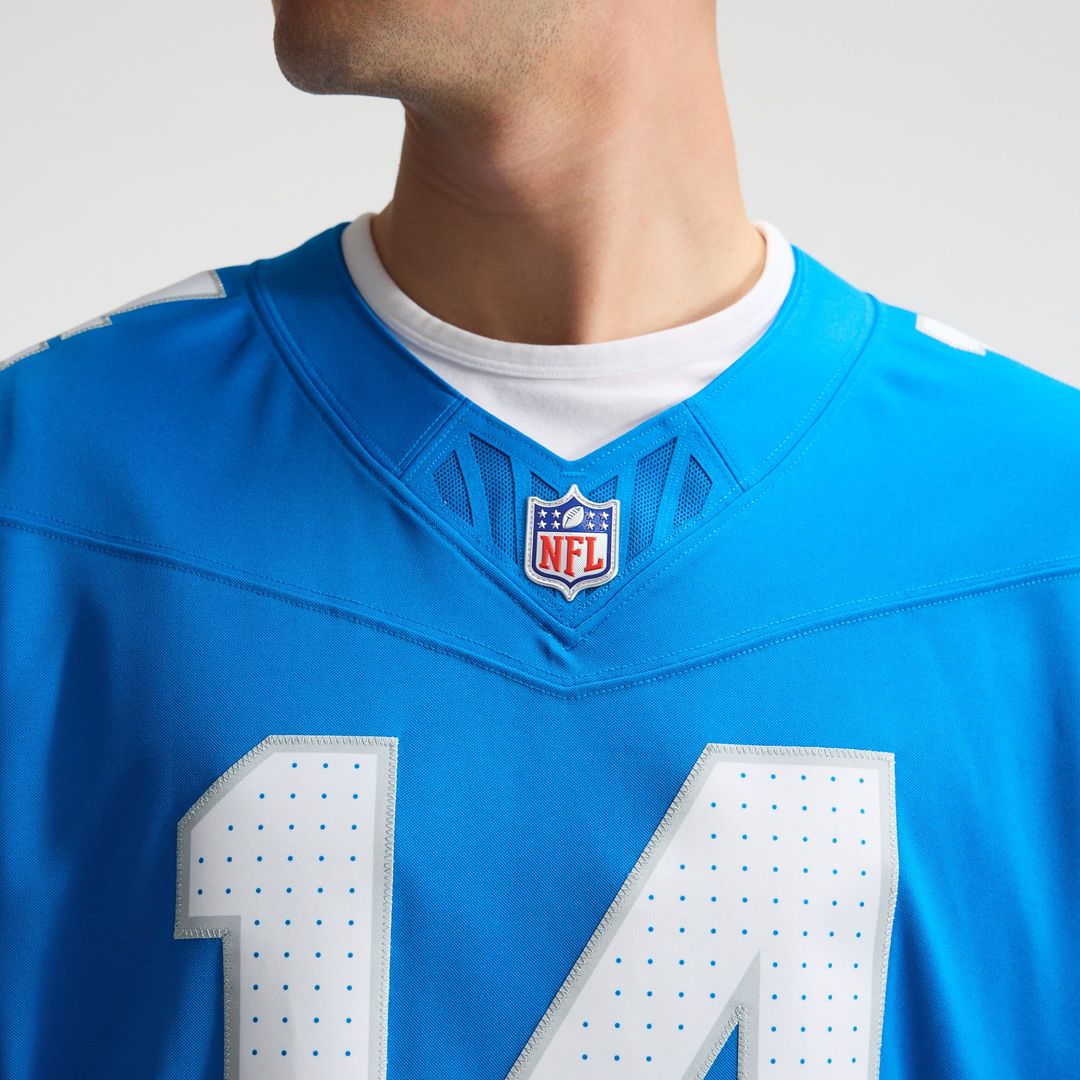 Detroit Lions Amon-Ra St. Brown Nike Team Vapor F.U.S.E. Stitched Limited Jersey - Blue