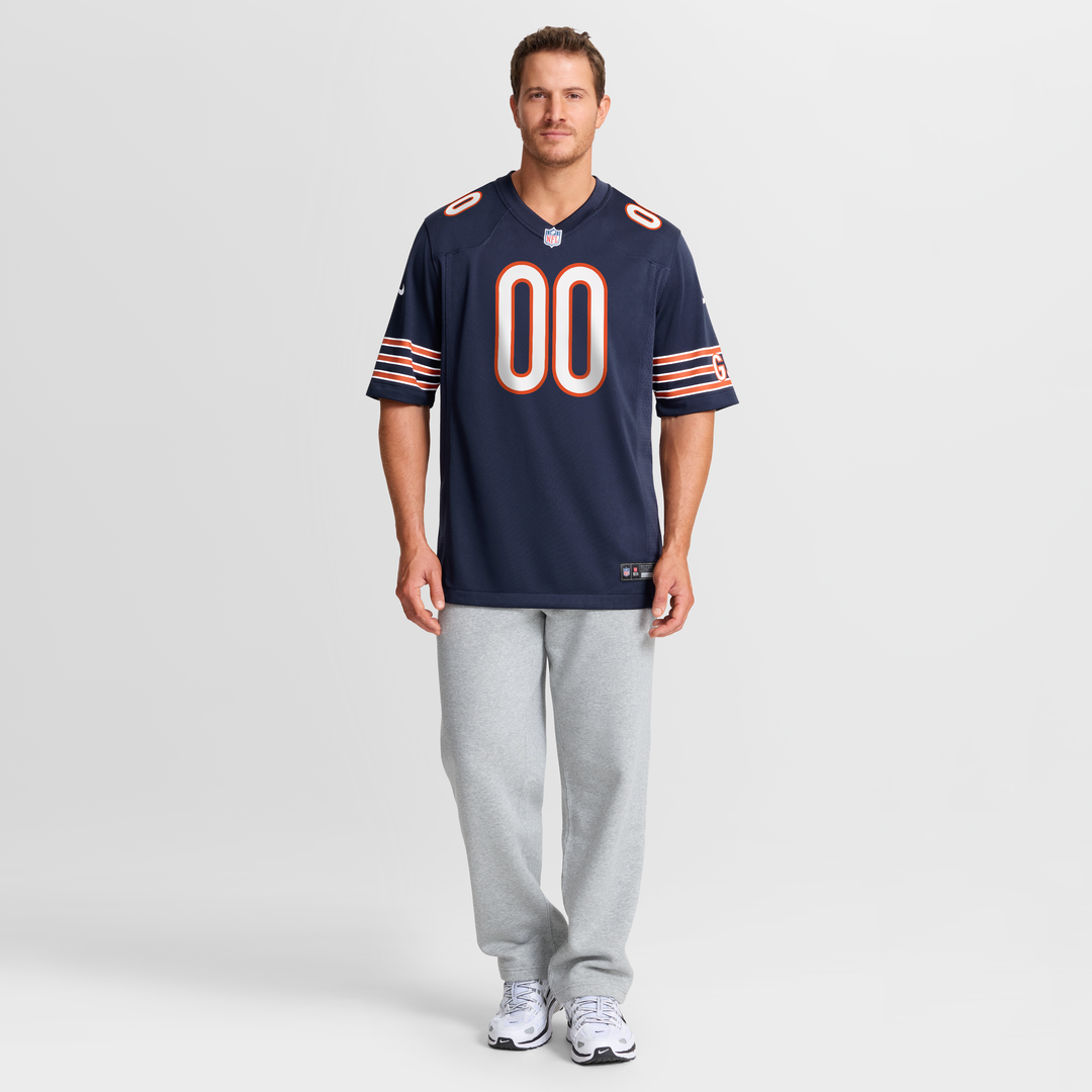 Chicago Bears Nike Custom Game Jersey - White