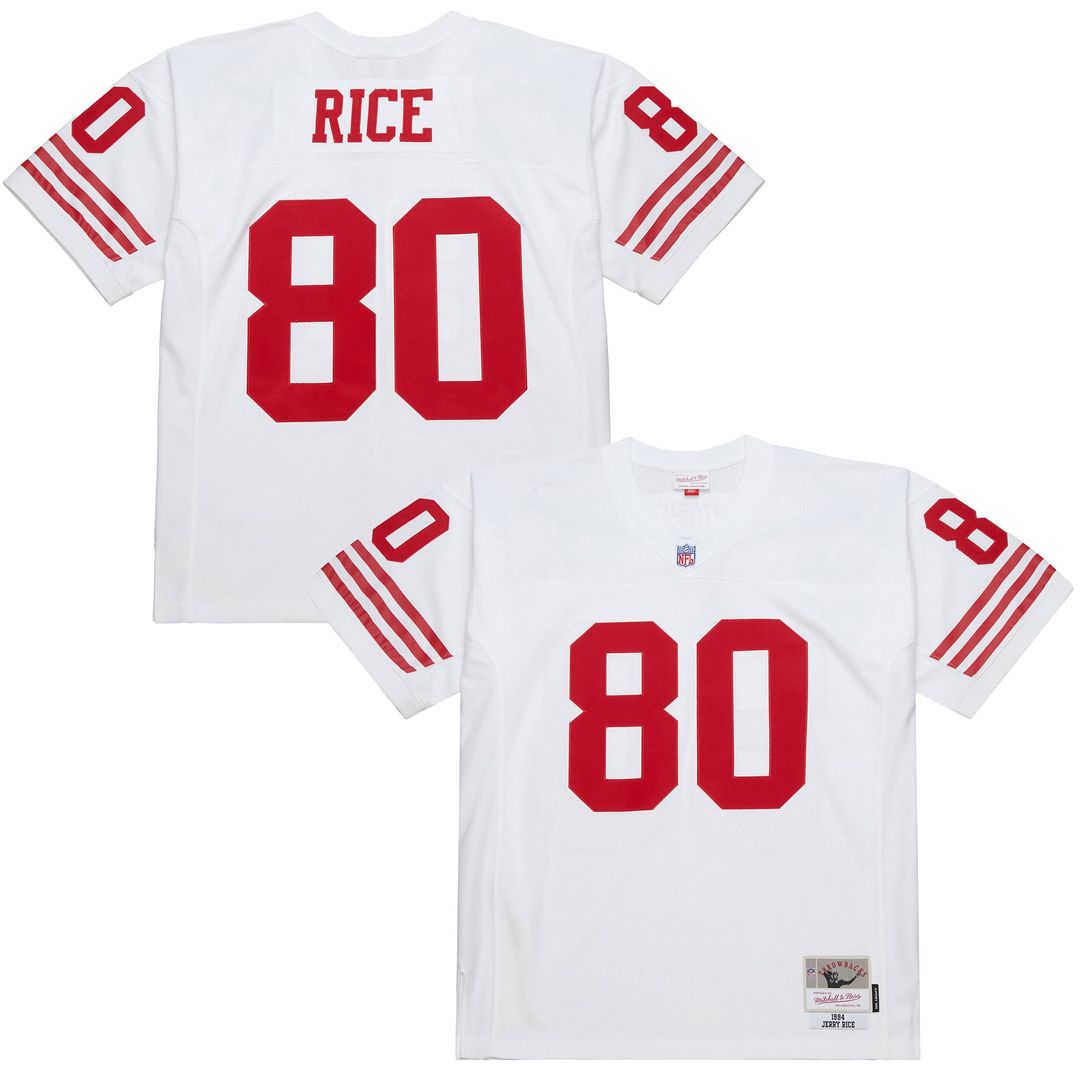 San Francisco 49ers Jerry Rice Mitchell & Ness 1994 Legacy Replica Jersey - White