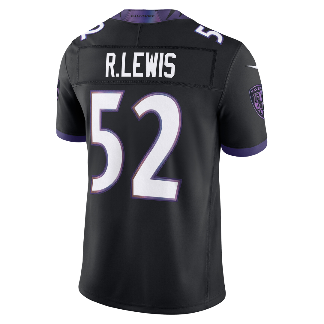 Baltimore Ravens Ray Lewis Nike Alternate Vapor F.U.S.E. Stitched Retired Player Limited Jersey - Black