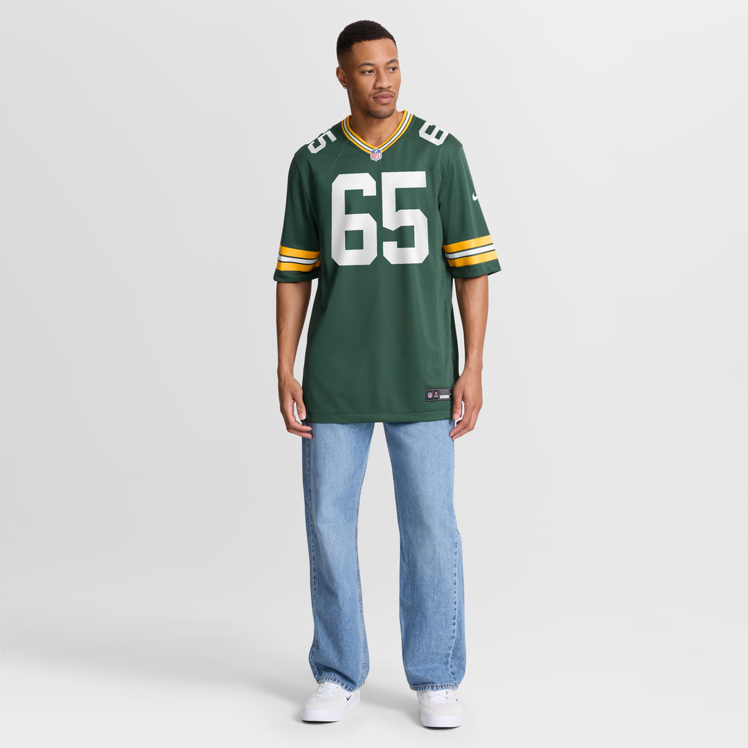 Green Bay Packers Aaron Banks Nike Team Game Jersey - Green