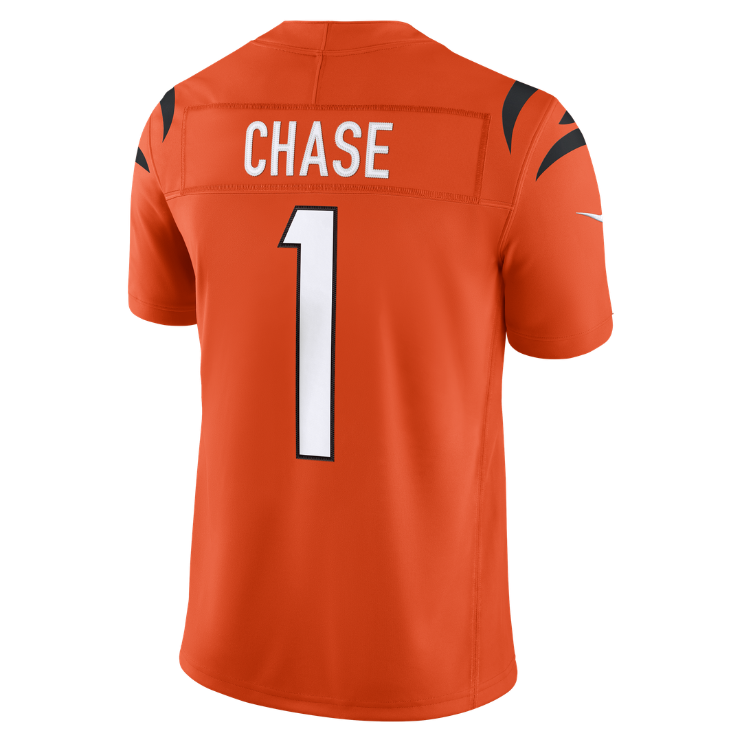 Cincinnati Bengals Ja'Marr Chase Nike Alternate Vapor F.U.S.E. Stitched Limited Jersey - Orange