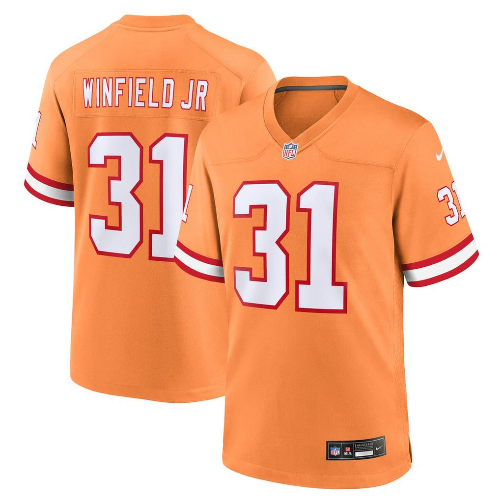 Tampa Bay Buccaneers Antoine Winfield Jr. Nike Throwback Game Jersey - Orange
