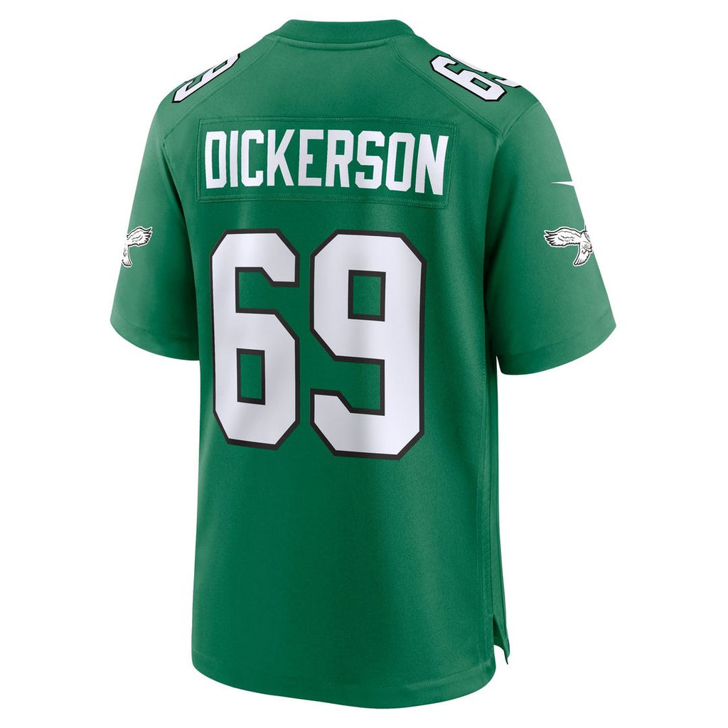Philadelphia Eagles Landon Dickerson Nike Alternate Game Jersey - Kelly Green
