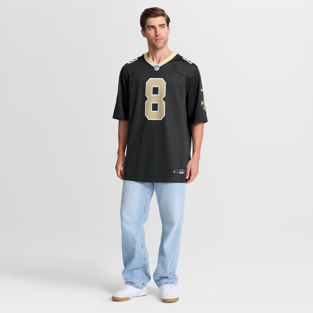 New Orleans Saints Archie Manning Nike Game Retired Player Jersey - Black