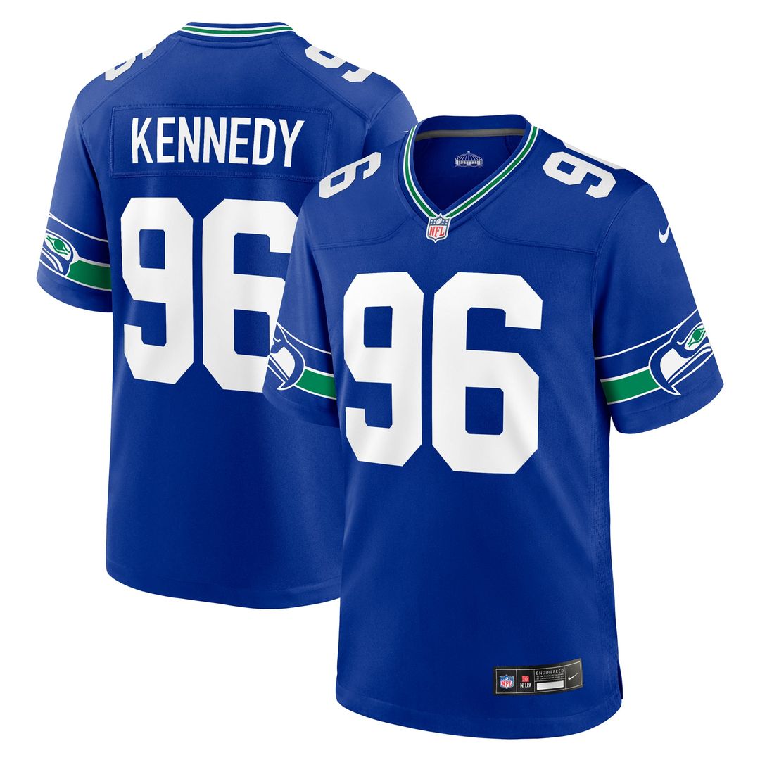 Seattle Seahawks Cortez Kennedy Nike Retired Player Alternate Game Jersey - Royal