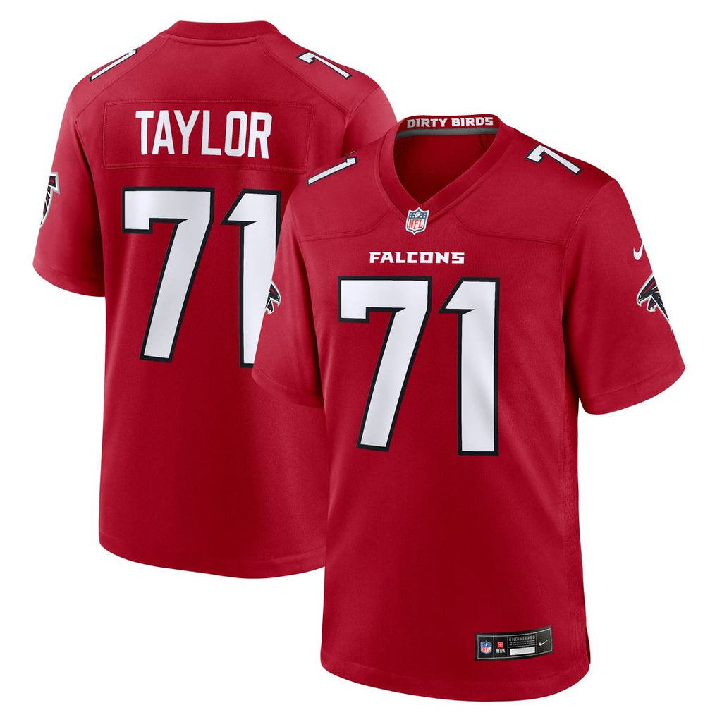 Atlanta Falcons Jawaan Taylor Nike Team Game Jersey - Red