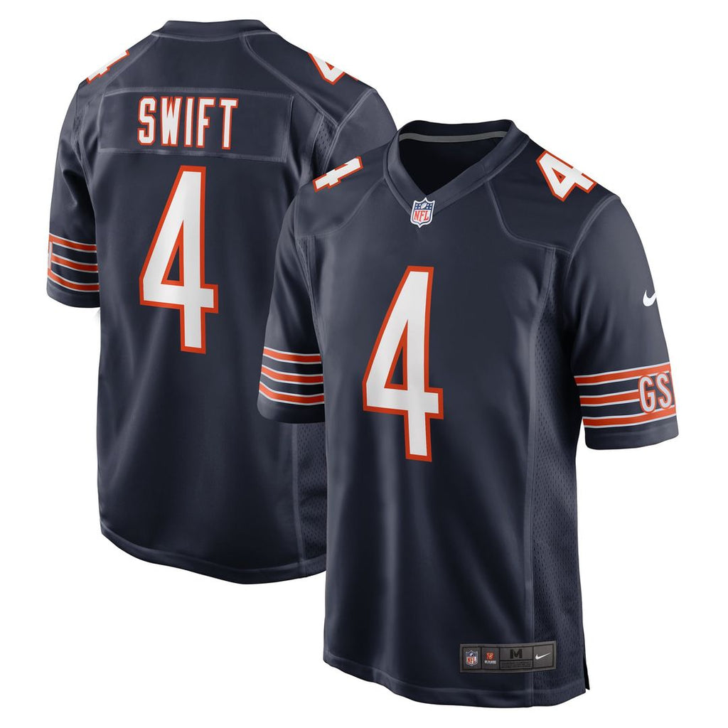 Chicago Bears D'Andre Swift Nike Game Jersey - Navy