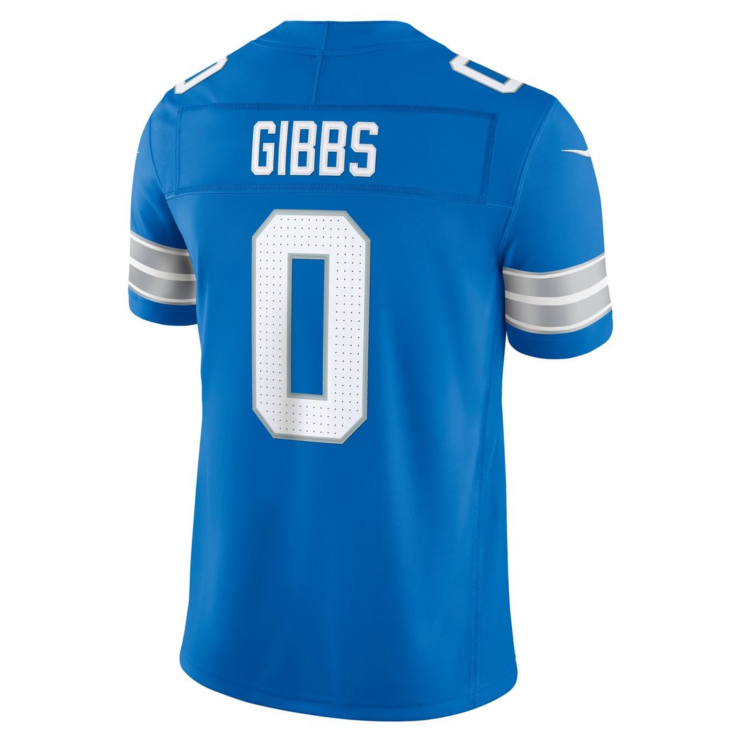 Detroit Lions Jahmyr Gibbs Nike Vapor F.U.S.E. Stitched Limited Jersey - White