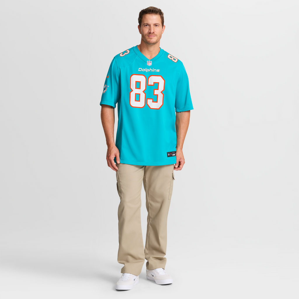 Miami Dolphins Darren Waller Nike Team Game Jersey - Aqua