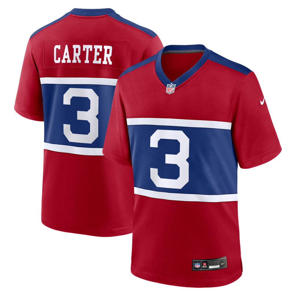 New York Giants Abdul Carter Nike Game Jersey - White