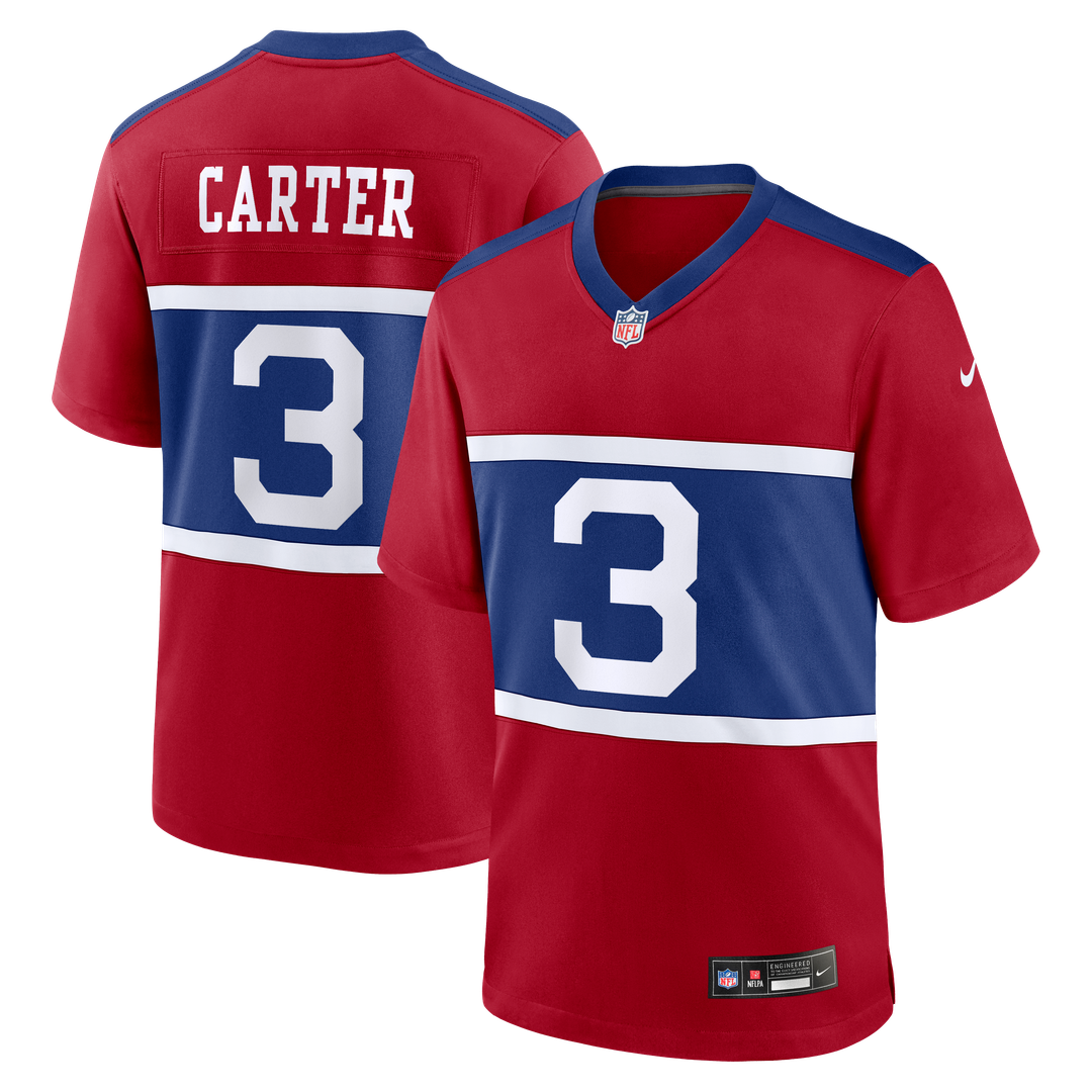 New York Giants Abdul Carter Nike Game Jersey - White