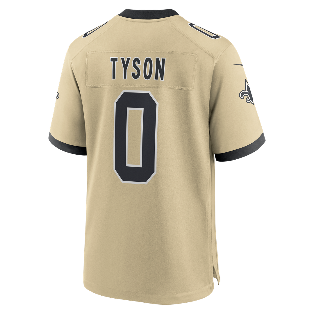 New Orleans Saints Jordyn Tyson Nike Team Game Jersey - Black
