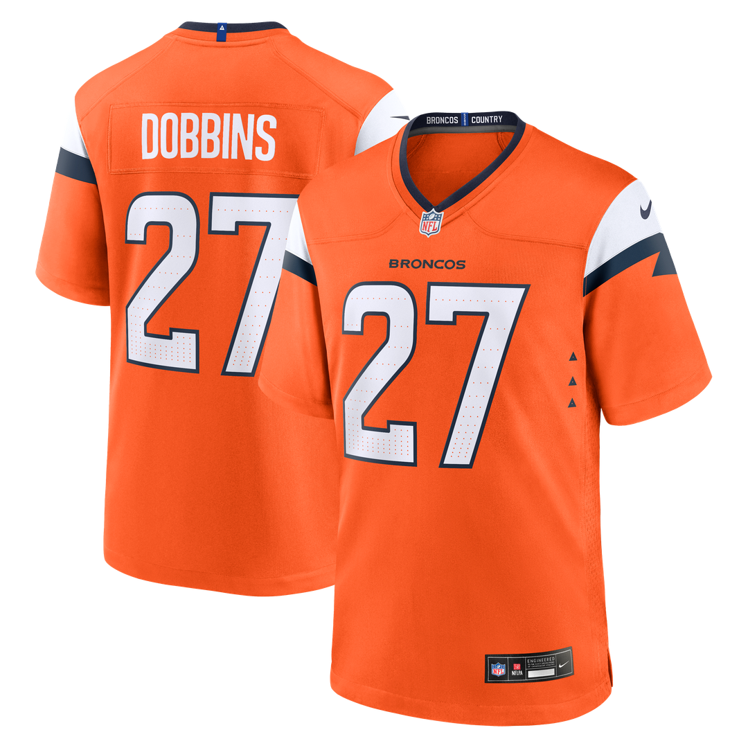 Denver Broncos J.K. Dobbins Nike Team Game Jersey - Orange