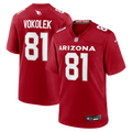 Arizona Cardinals Travis Vokolek Nike Team Game Jersey - Cardinal