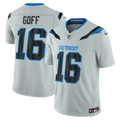 Detroit Lions Jared Goff Nike 2026 Rivalries Collection Stitched Limited Jersey - Silver