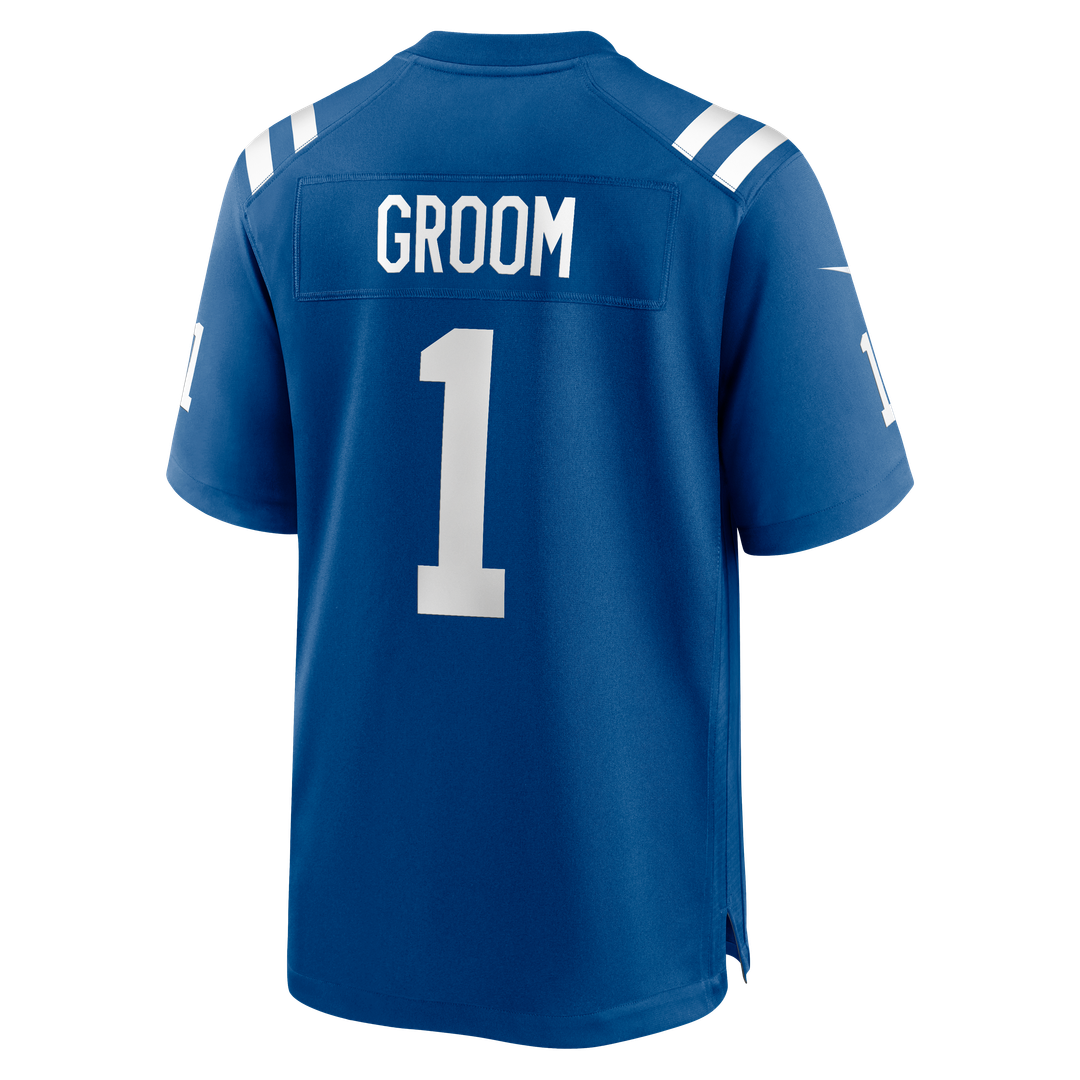 Indianapolis Colts Number 1 Groom Nike Game Jersey - Royal