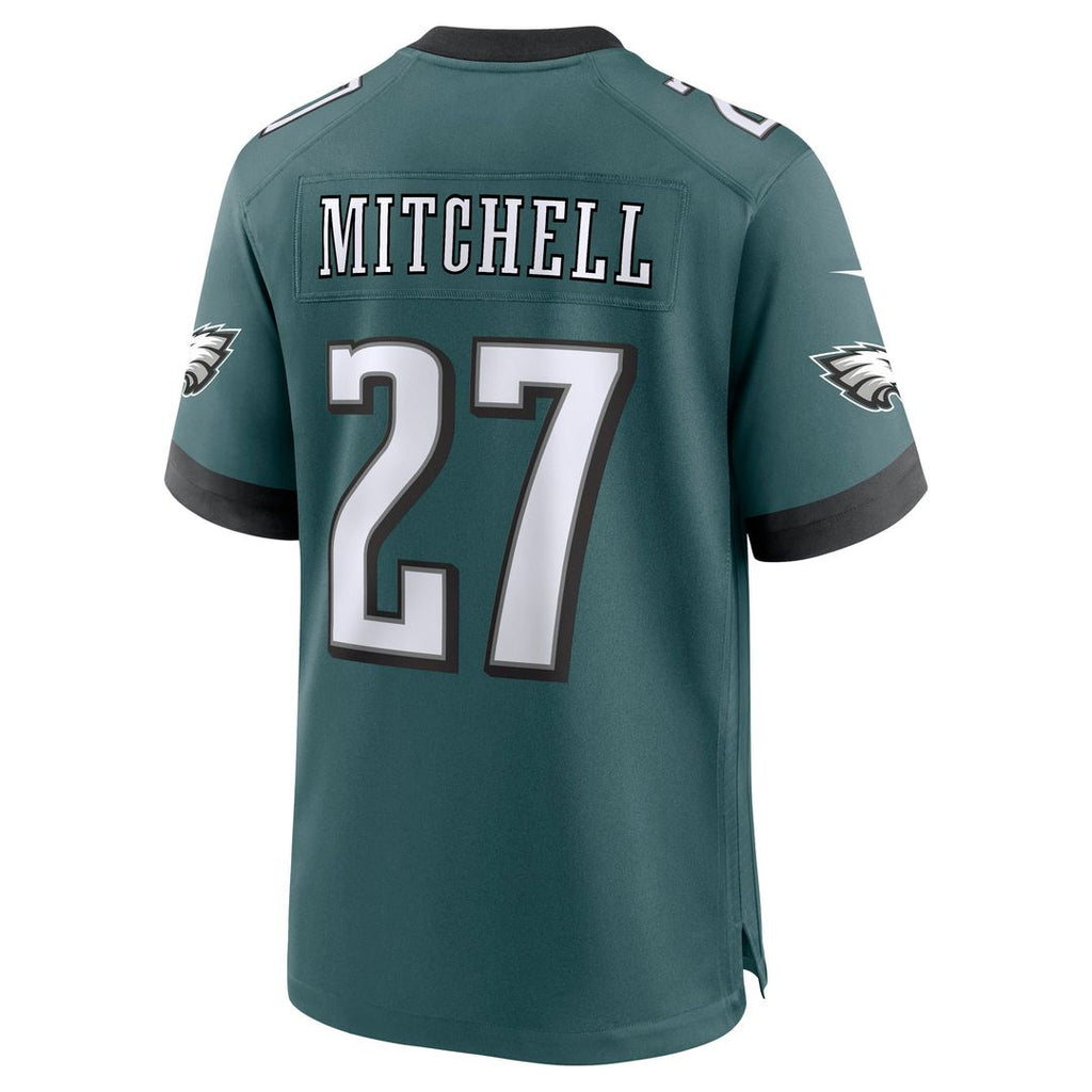 Philadelphia Eagles Quinyon Mitchell Nike Player Game Jersey - Midnight Green