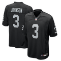 Las Vegas Raiders Taron Johnson Nike Team Game Jersey - Black