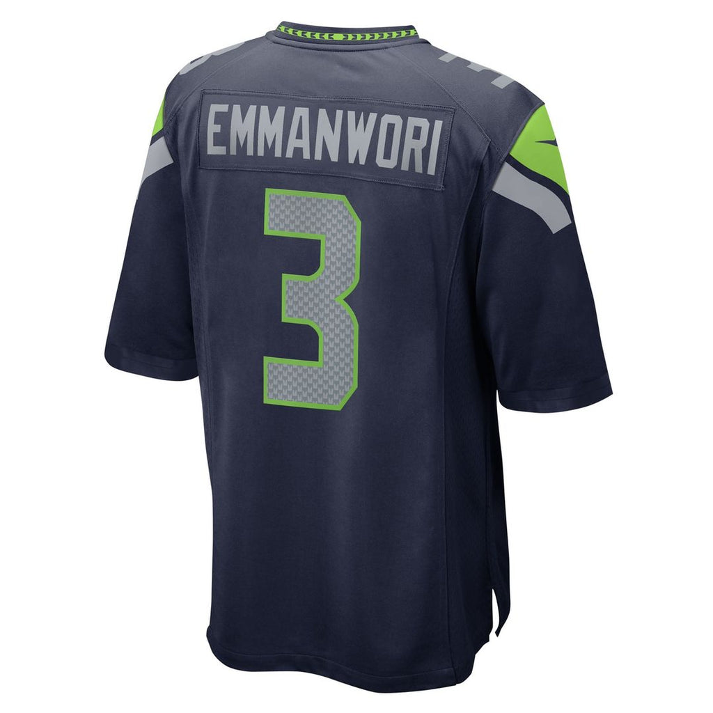 Seattle Seahawks Nick Emmanwori Nike Team Game Jersey - College Navy