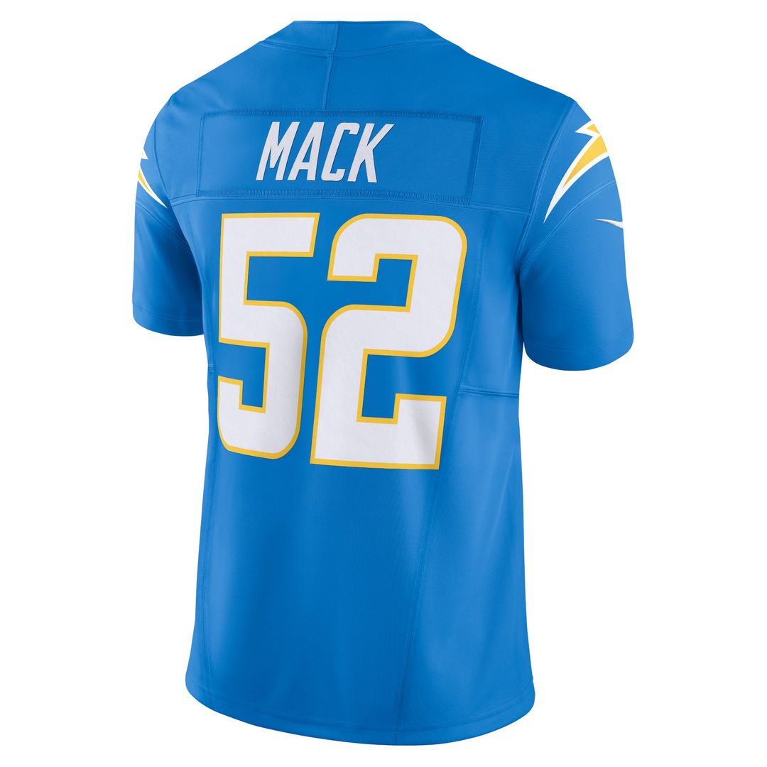 Los Angeles Chargers Khalil Mack Nike Vapor F.U.S.E. Limited Jersey - Powder Blue