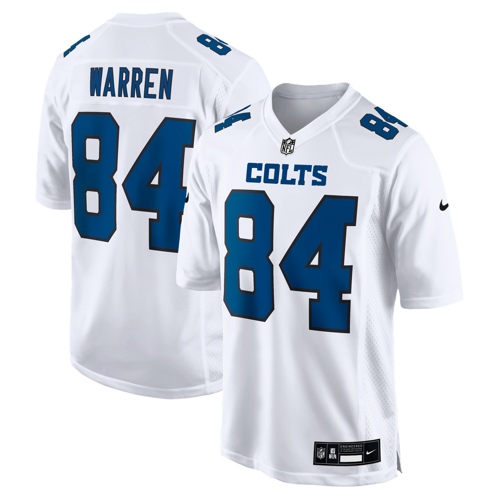 Indianapolis Colts Tyler Warren Nike Fashion Game Jersey - Tundra White