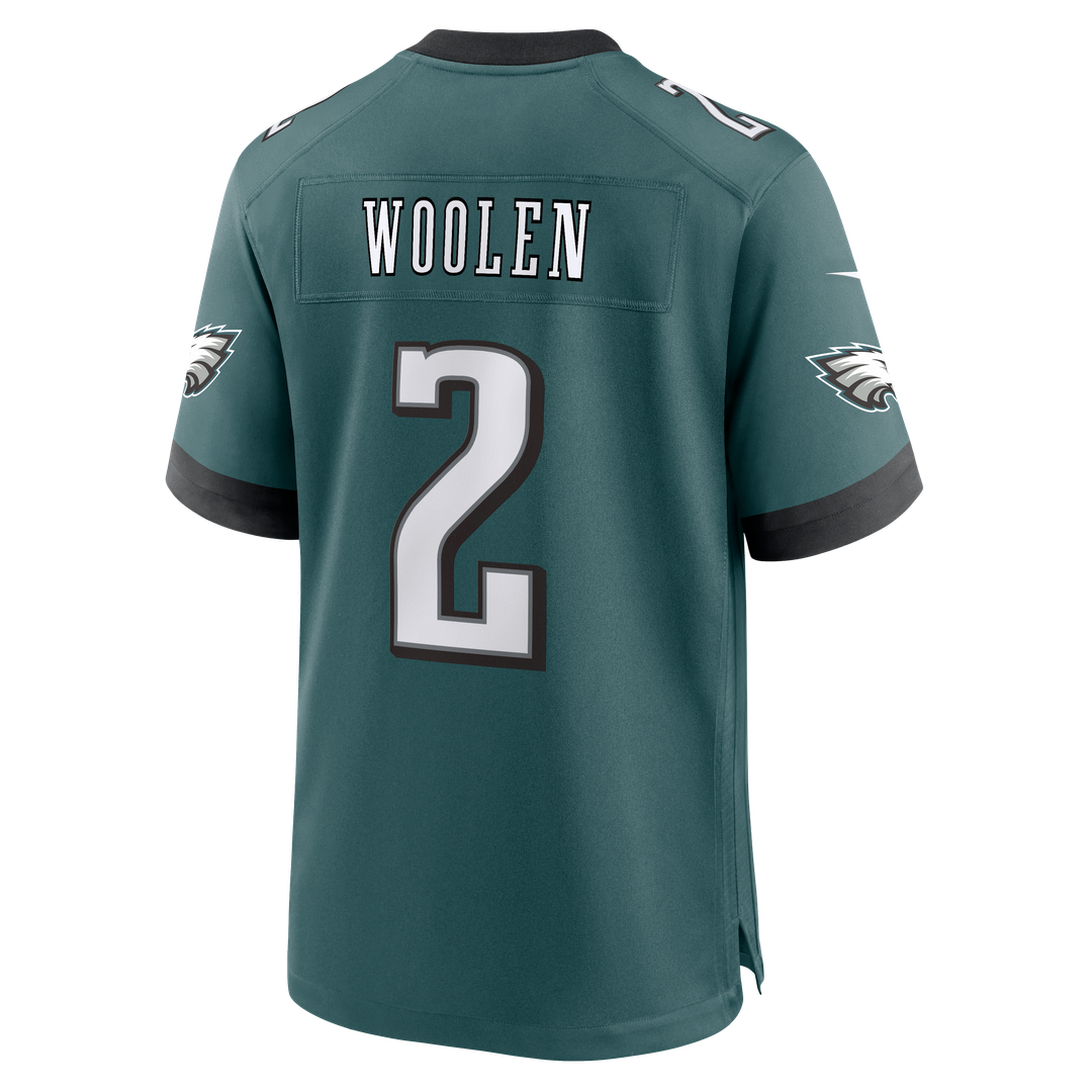 Philadelphia Eagles Tariq Woolen Nike Team Game Jersey - Midnight Green
