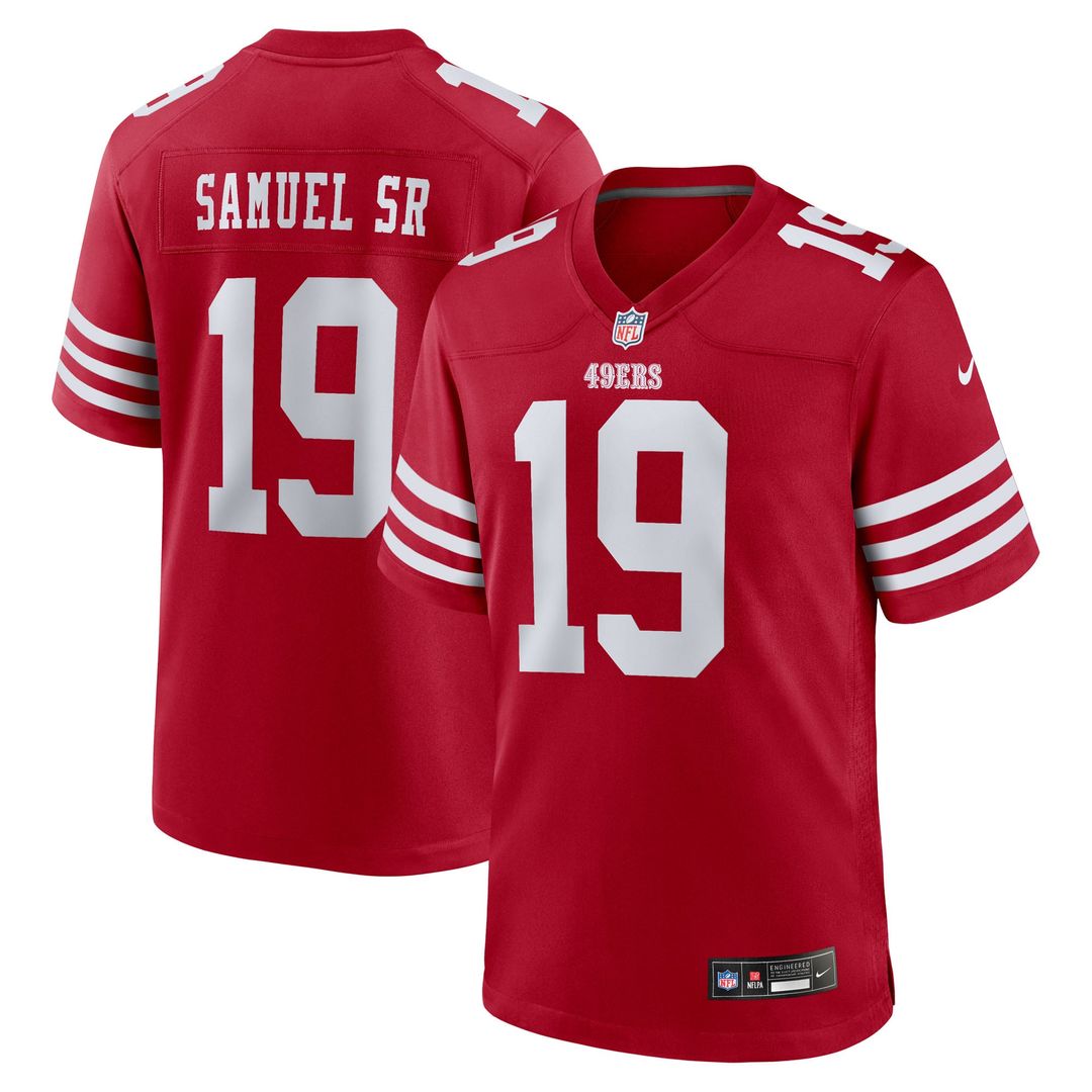 San Francisco 49ers Deebo Samuel Sr Nike Team Game Jersey - Scarlet