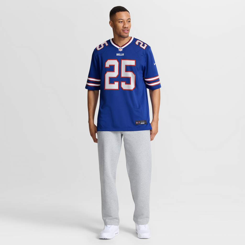 Buffalo Bills Ty Johnson Nike Team Game Jersey - Royal