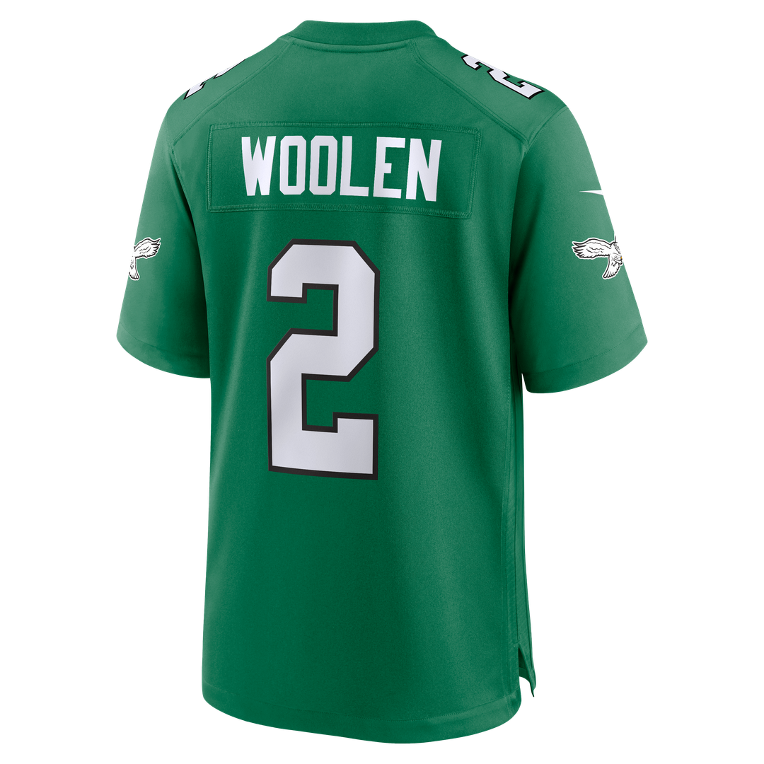 Philadelphia Eagles Tariq Woolen Nike Alternate Game Jersey - Kelly Green
