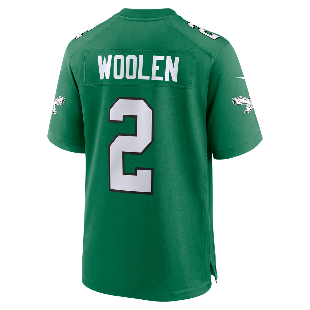 Philadelphia Eagles Tariq Woolen Nike Team Game Jersey - Midnight Green