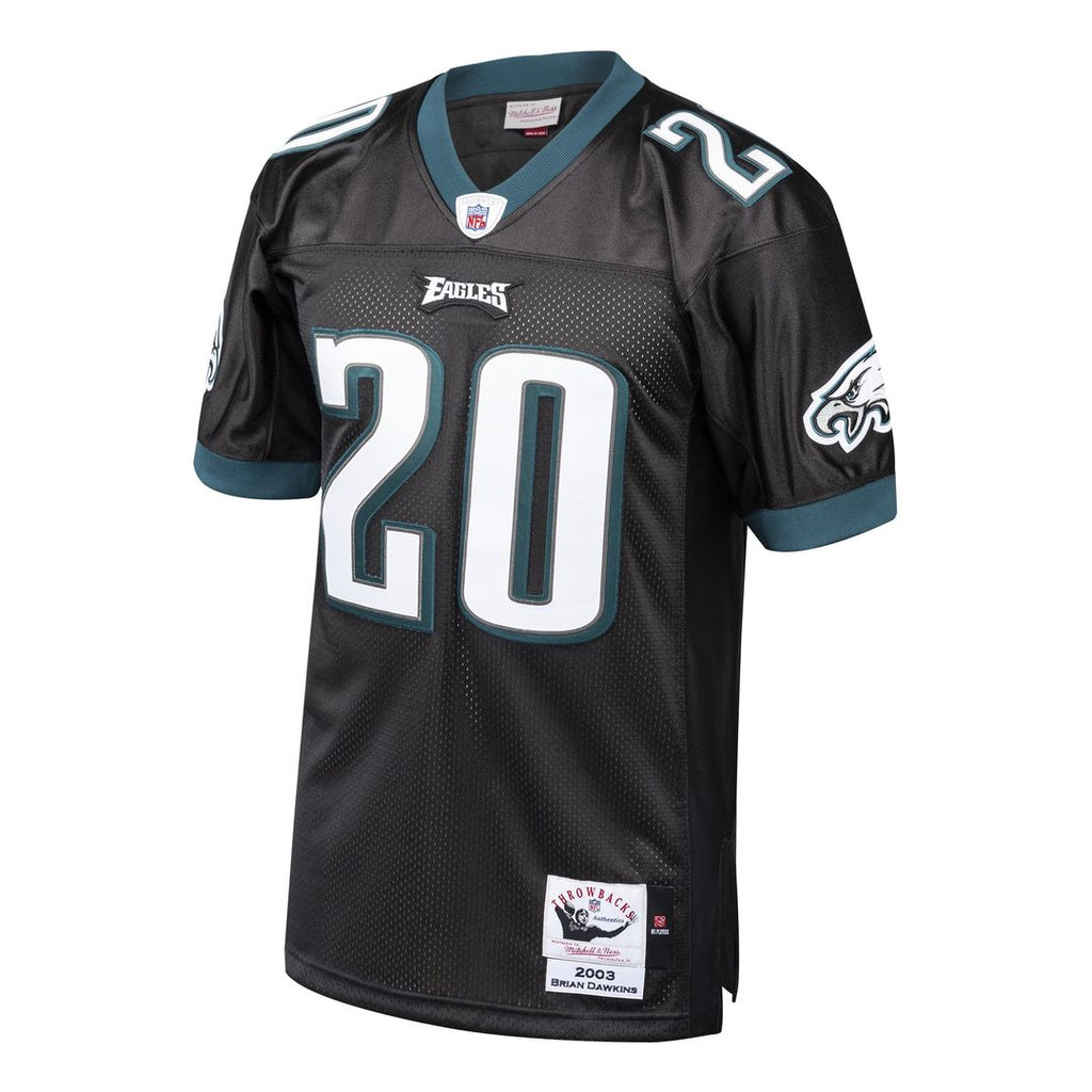 Philadelphia Eagles 2003 Brian Dawkins Mitchell & Ness Authentic Throwback Retired Player Jersey - Black